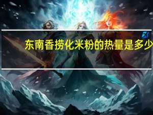 东南香 捞化米粉的热量是多少