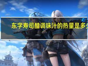 东字寿司醋调味汁的热量是多少