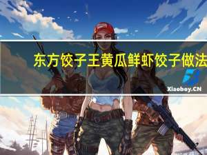 东方饺子王黄瓜鲜虾饺子做法