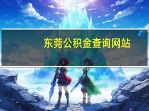 东莞公积金查询网站（东莞住房公积金查询个人账户查询）