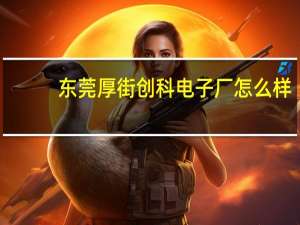 东莞厚街创科电子厂怎么样