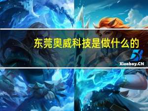 东莞奥威科技是做什么的