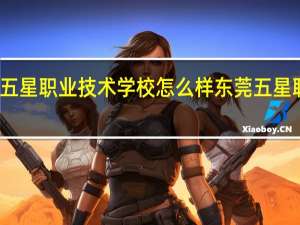东莞市五星职业技术学校怎么样 东莞五星职业技术学校