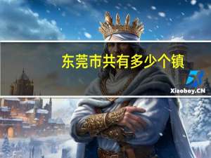 东莞市共有多少个镇，多少个镇区
