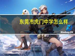 东莞市虎门中学怎么样