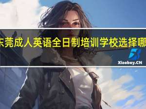 东莞成人英语全日制培训学校选择哪个好啊