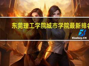 东莞理工学院城市学院最新排名