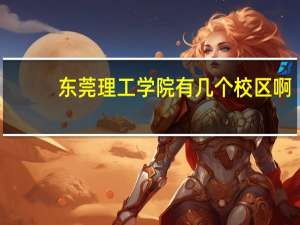 东莞理工学院有几个校区啊