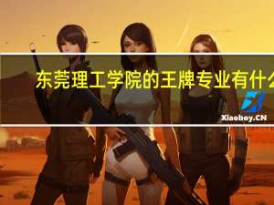 东莞理工学院的王牌专业有什么