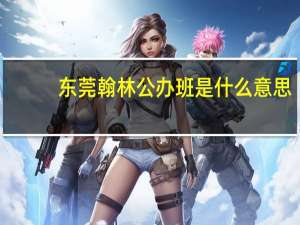东莞翰林公办班是什么意思