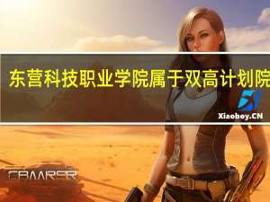 东营科技职业学院属于双高计划院校吗