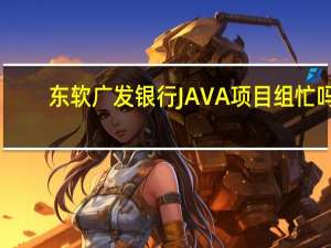 东软广发银行JAVA项目组忙吗，待遇如何，工作环境如何