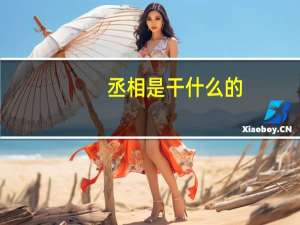 丞相是干什么的