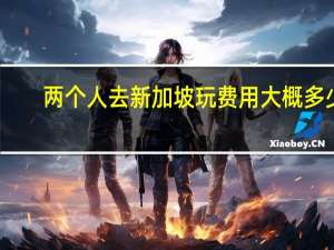 两个人去新加坡玩费用大概多少
