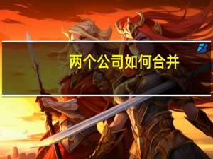 两个公司如何合并