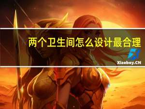 两个卫生间怎么设计最合理