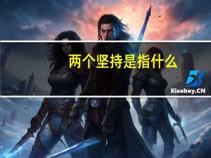 两个坚持是指什么