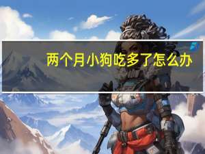 两个月小狗吃多了怎么办