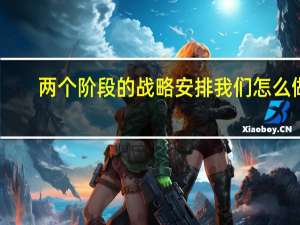 两个阶段的战略安排我们怎么做（两个阶段的战略安排）