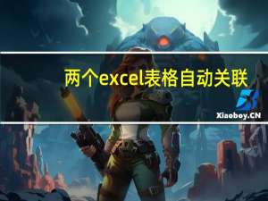 两个excel表格自动关联（excel表格自动关联另一个表格数据）