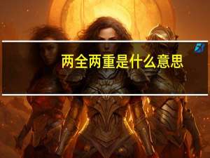 两全两重是什么意思