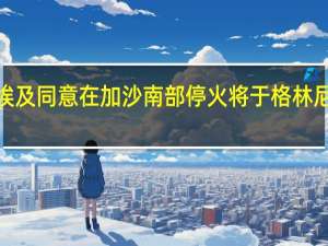 两名埃及安全消息人士表示美国、以色列和埃及同意在加沙南部停火将于格林尼治标准时间上午6点开始同时重新开放拉法过境点