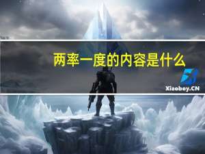 两率一度的内容是什么（两率一度）
