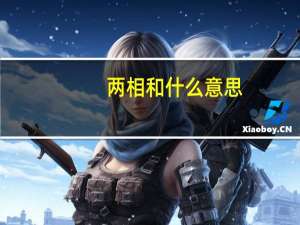 两相和什么意思
