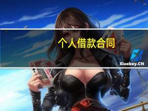 个人借款合同
