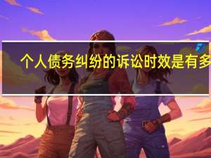 个人债务纠纷的诉讼时效是有多久