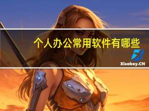 个人办公常用软件有哪些