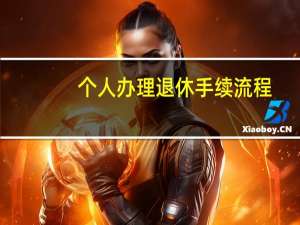 个人办理退休手续流程