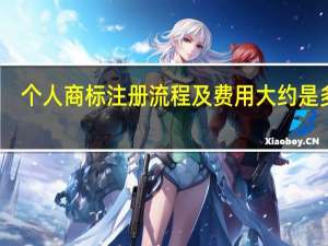 个人商标注册流程及费用大约是多少
