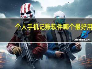 个人手机记账软件哪个最好用（记账软件哪个最好用）