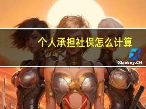 个人承担社保怎么计算（社保怎么计算）