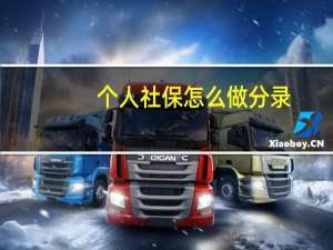 个人社保怎么做分录