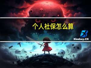 个人社保怎么算