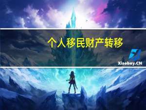 个人移民财产转移