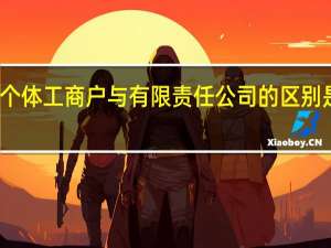 个体工商户与有限责任公司的区别是什么