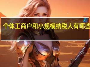 个体工商户和小规模纳税人有哪些区别