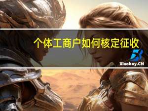 个体工商户如何核定征收