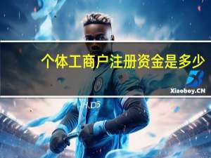 个体工商户注册资金是多少