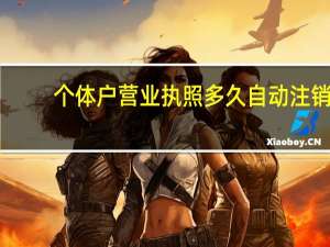 个体户营业执照多久自动注销