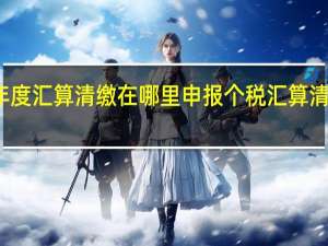 个税年度汇算清缴在哪里申报 个税汇算清缴怎么操作_
