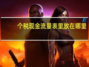 个税现金流量表里放在哪里