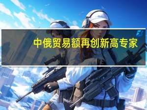 中俄贸易额再创新高专家：今年实现2000亿美元目标已无悬念