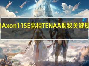中兴Axon 11 SE亮相TENAA 揭秘关键规格和功能