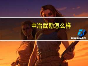 中冶武勘怎么样