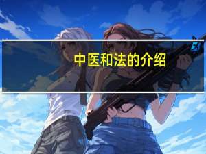 中医和法的介绍