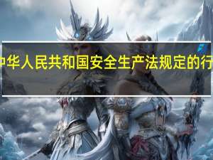 中华人民共和国安全生产法规定的行政处罚